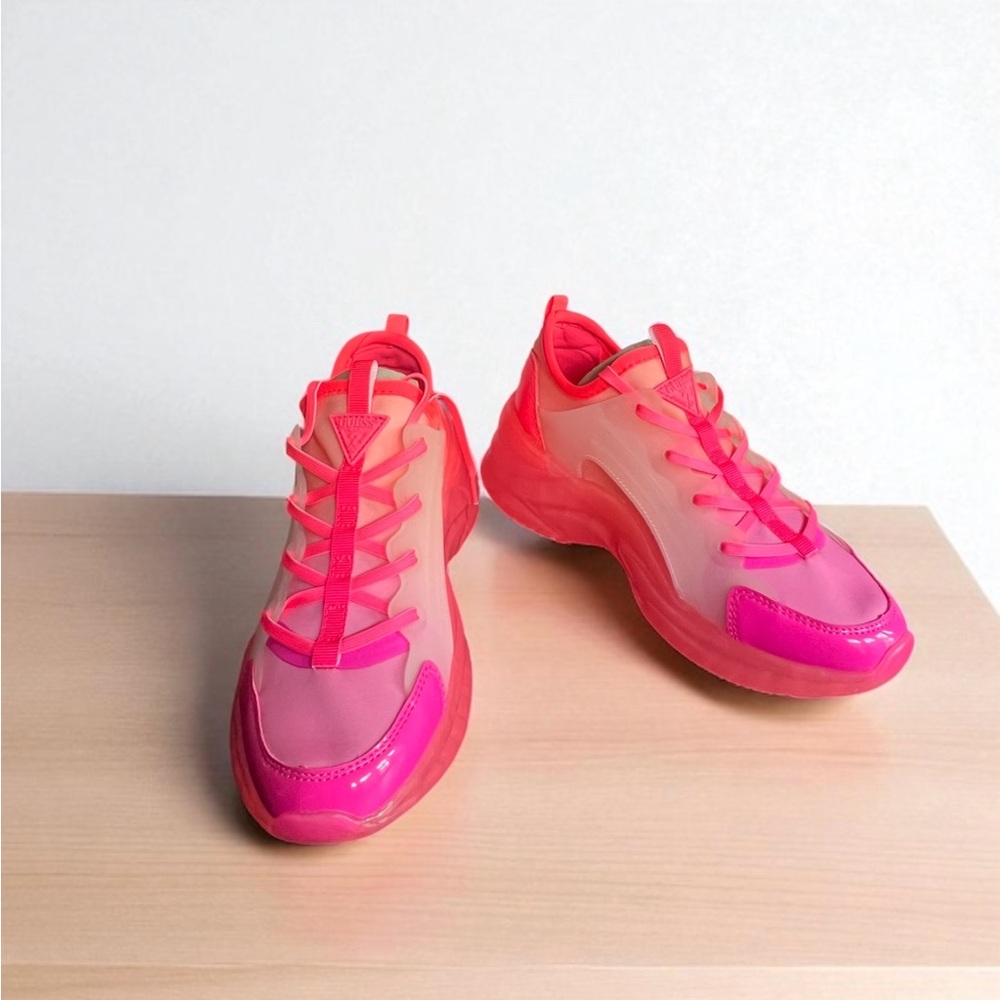 Guess Vibrant Pink Women's Sneakers, Sz. 5.5, NWB